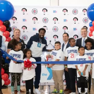 Clippers Community Court Opening Event